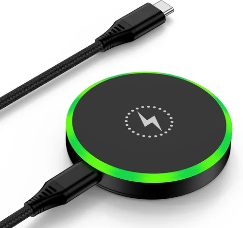 Vista 8 de Cargador tipo C, cargador de pared USB C PD de 20 W, bloque de carga rápida Negro