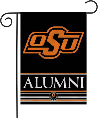 Vista 63 de Rico Industries NCAA Alumni - Bandera de jardín de doble cara de 13 x 18 pulgadas