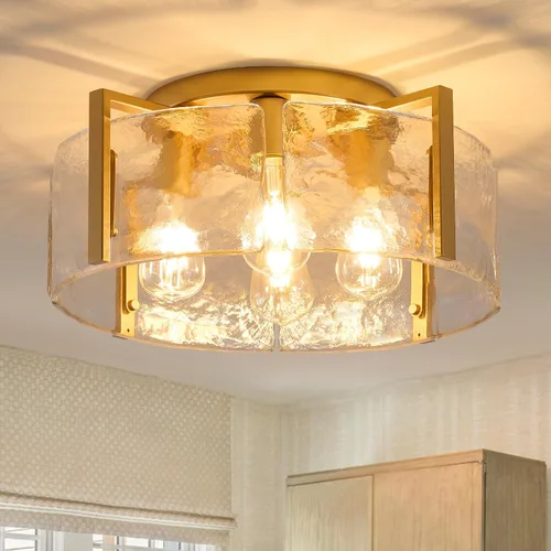 Vista 14 de Lámpara de techo negra de montaje empotrado, lámpara de entrada moderna de 3 luces, montaje de techo, accesorios de iluminación de cocina, lámparas