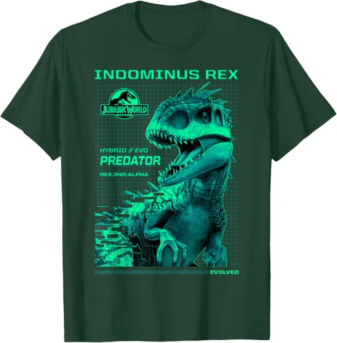 Vista 68 de Jurassic World Indominus Rex Hybrid Predator T-Shirt Small Negro