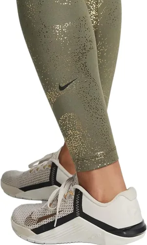 Vista 3 de Nike One - Leggings estampados de tiro medio para mujer