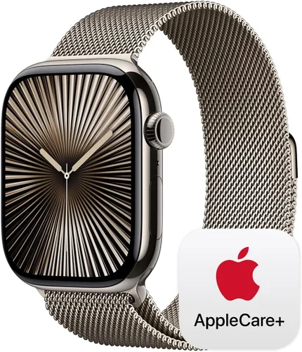 Vista 11 de Apple Watch Series 10 [GPS 42 mm] Smartwatch con caja de aluminio negro brillante y correa deportiva negra - M/L. Rastreador de fitness, aplicación