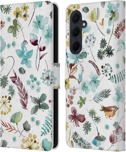 Vista 223 de Head Case Designs Officially Licensed Ninola Butterfly Nature Spring Floral Leather Wallet Case Compatible with Samsung Galaxy A07 4G