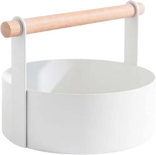 Vista 5 de Bandejas para servir de hierro con asa, bandeja para servir multiusos, soporte para postres para encimera, restaurante, mesa de comedor, boda