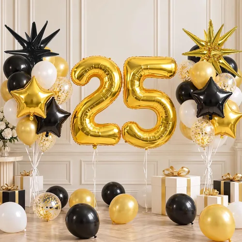 Vista 63 de TONIFUL Globo de aluminio negro de 40 pulgadas con el número 0, decoraciones de cumpleaños negro (Bk-black)