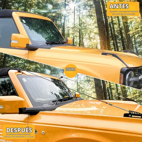 Vista 2 de Kit de elevadores de extremidades ajustables compatibles con accesorios exteriores Ford Bronco 2/4 puertas 2021 2022 2023 2024 2025 nuevos a través