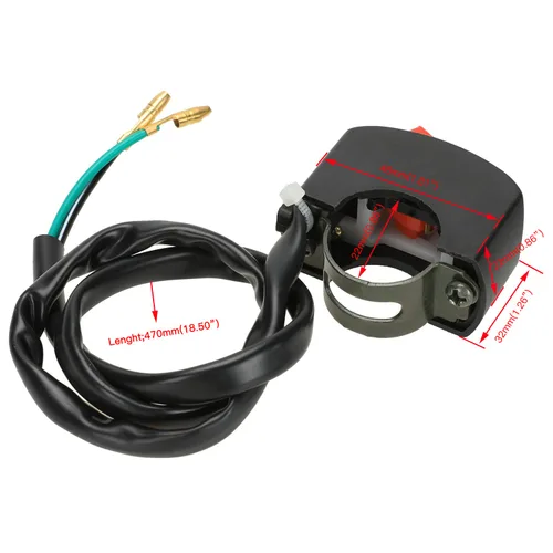 Vista 7 de YOXUFA Mini interruptor de apagado de bicicleta 7/8 Encendido y apagado para Predator 212cc 196cc 97cc Coleman CT100U CT200U BT200X Baja Warrior