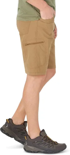 Vista 3 de Wrangler Authentics - Pantalones cortos estilo cargo para hombre, cintura Comfort Flex.