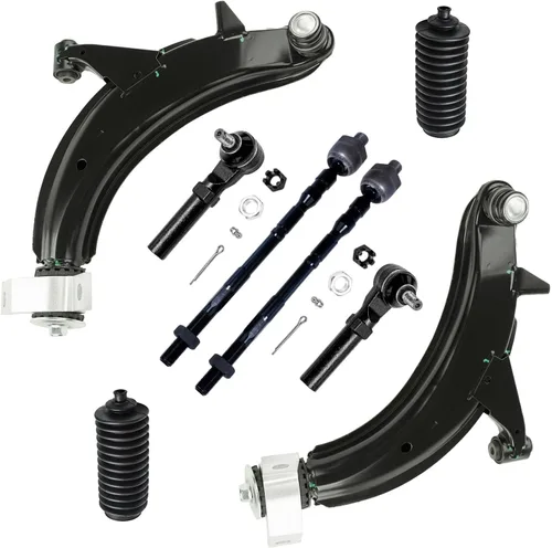 Vista 245 de Detroit Axle - Kit de brazos de control de extremo de 8 piezas para Toyota 2001-2003 Highlander 2002-2003 Camry Lexus ES300, 2 conjuntos de brazos