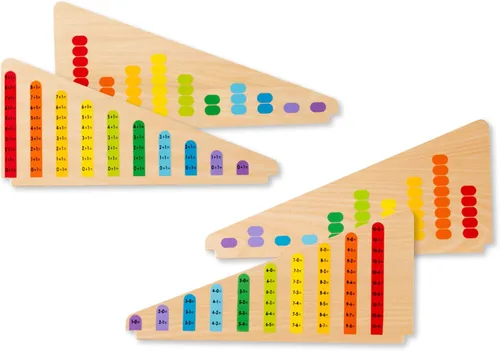 Vista 9 de Melissa & Doug – Ábaco de suma y resta – juguetes educativos con 55 perlas de colores y construcción de madera resistente