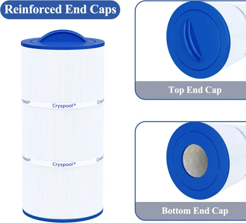 Vista 4 de Cryspool® 08010 Filtro compatible con Caldera Utopia 73722, 1039607, C-8399, PCD100W, FC-3965, cartucho de filtro de spa de 100 pies cuadrados, 1