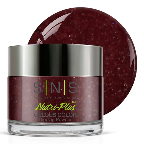 Vista 39 de SNS Polvo de inmersión de uñas, polvo de inmersión de color geloso - Acai Bowl (negro) - Color de uñas de larga duración dura 14 días - Bajo olor