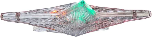 Vista 6 de Estrella Kurt Adler con luz de colores cambiantes para árbol de Navidad, 8.5 pulgadas
