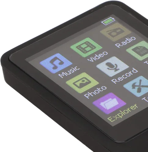 Vista 8 de Reproductor de MP3/MP4, reproductor de música MP3, compatible con tarjeta de memoria 32G, pantalla LCD digital clásica ultrafina de 1.8 pulgadas