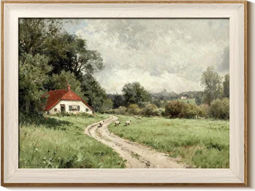 Vista 36 de InSimSea Arte de Pared en Lienzo Enmarcado Decoración de Habitación, Imágenes de Paisaje Costero Clásico para Baño Decoraciones de Pared, Arte
