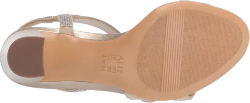 Vista 4 de Naturalizer Sandalias de tacón Vanessa para mujer, Oro