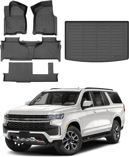 Vista 59 de Powerty Alfombrillas de carga para Jeep Grand Cherokee L 2021-2025 (solo reposabrazos central de 6 plazas sin segunda fila) para todo tipo de clima