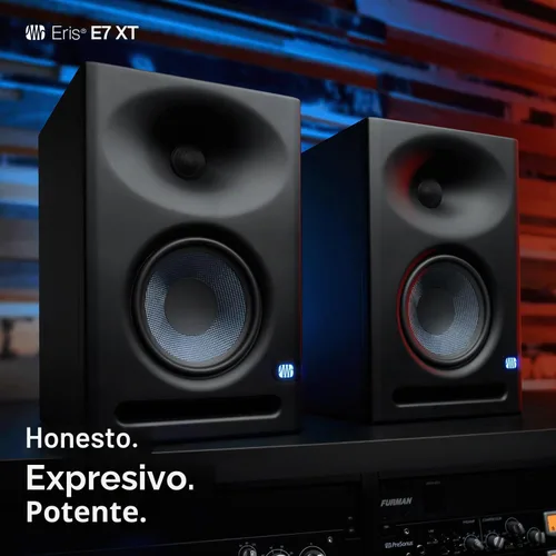 Vista 3 de PreSonus Eris E7 XT - Monitor de estudio activo de 2 vías con guía de onda EBM (Paquete de 1)