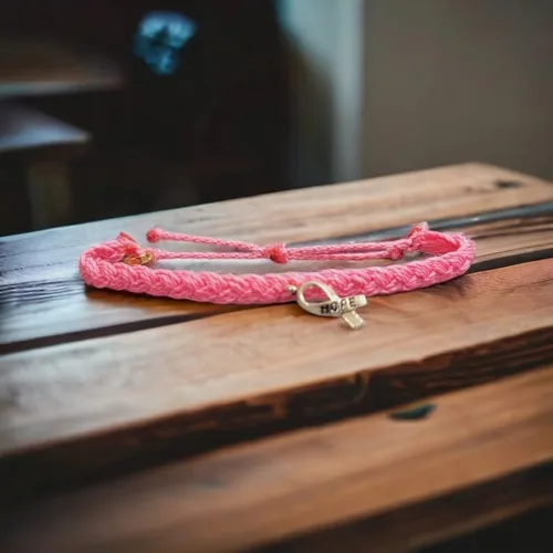 Vista 2 de Pulseras de concienciación sobre el cáncer de mama