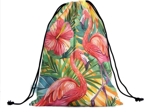 Vista 79 de Bolsa de agarre de gimnasia de piel de animal, bolsa de gimnasia con cordón ajustable, bolsa de cuerda para fauna silvestre, Mariposas Galaxy