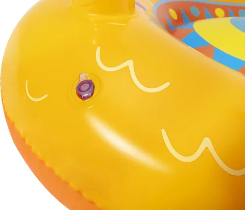 Vista 4 de Bestway H2OGO! - Flotador inflable de llama para niños (53 x 56 pulgadas) Flotador de piscina para niños y niños Ideal para mayores de 3 años