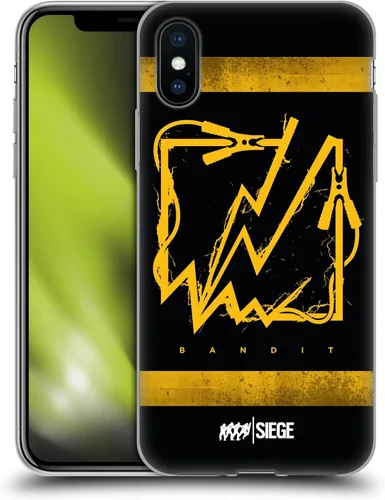 Vista 83 de Head Case Designs Funda de gel con licencia oficial de Tom Clancy's Rainbow Six Siege Bandit Icons [protección de grado militar] compatible
