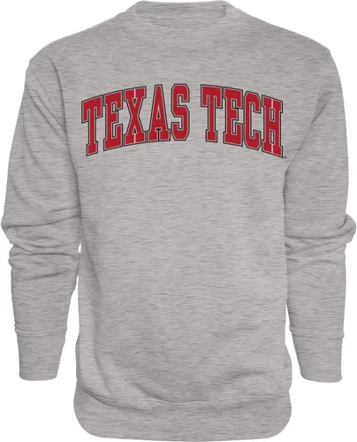 Vista 13 de Blue 84 NCAA para hombre Sudadera de cuello redondo con nombre de equipo jaspeado en color oscuro