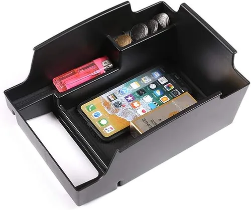 Vista 2 de Caja de almacenamiento para consola central de automóvil, accesorios para Land Rover Range Rover/Range Rover Sport 2014-2017, accesorios de ABS