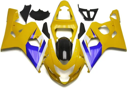 Vista 21 de Kit de carenado para Suzuki GSXR600 GSXR750 K4 2004 2005, carenados de inyección de plástico ABS, kit de carrocería BodyKit-Negro Strong & Durable