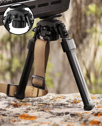Vista 6 de CVLIFE Sling Stud Bipod Sling Montaje Bípode Montaje Montaje Giratorio Negro