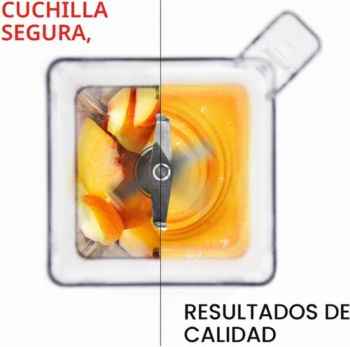 Vista 5 de Licuadora Blendtec C575A2321A-AMAZON Classic 575 con jarras Wild Side+ y Four Side, Caribe, Negro