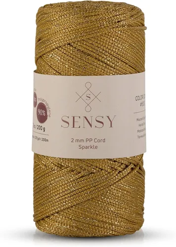 Vista 108 de Sensy Premium 2mm 229.5 metros de cuerda de poliéster 100% cordón de polipropileno Cordón de macramé 2mm Cordón para bolso de crochet Hilo