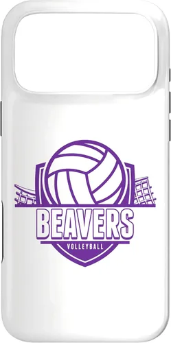 Vista 22 de Beavers Volleyball Back to School Spirit P Case for iPhone 17