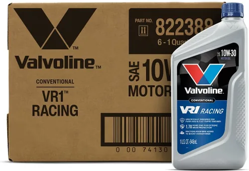 Vista 18 de Aceite de motor Valvoline VR1 Racing SAE 10W-30, 1 cuarto de galón