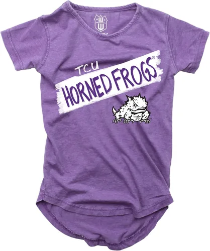 Vista 59 de Wes and Willy NCAA - Camiseta Burnout para niñas S/S