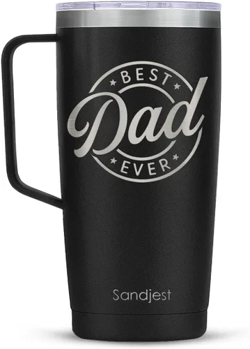 Vista 12 de SANDJEST Mejor Taza para Tía Taza de Tía con Asa 20oz Acero Inoxidable Taza de Café Aislada para Viaje Regalos para Tías de Sobrina Sobrino Regalo