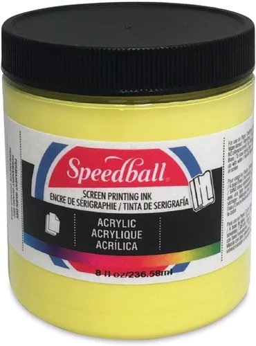 Vista 19 de Speedball Tinta acrílica para serigrafía, 8 oz, negra para impresiones en papel, fabricada en EE. UU