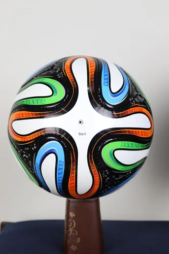 Vista 8 de Copa del Mundo 2014 Brasil Final Famous Match Ball Réplica de Fútbol/Balón de Fútbol Tamaño 5, Copa Mundial de Balón de Fútbol está hecha de Rexine