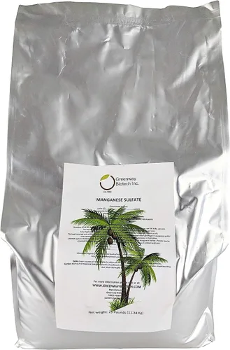 Vista 3 de Greenway Biotech - Fertilizante monohidrato de sulfato de manganeso, 100% soluble en agua, contiene 31% de manganeso, ideal para agricultura