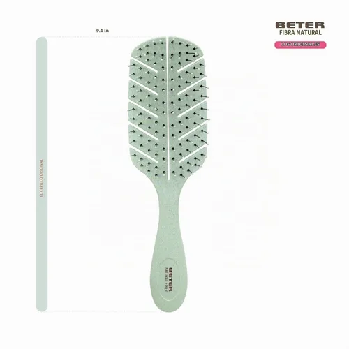 Vista 2 de Beter Cepillo ecológico desenredante - Cepillo de fibra natural, verde