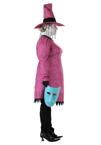 Vista 6 de Disfraz de Mujer Shock Talla Plus de Pesadilla Antes de Navidad Multicolor