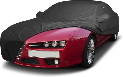 Vista 70 de iCarCover Funda de automóvil personalizada de alta calidad para Alfa Romeo 147 2002-2007, resistente, impermeable, para todo tipo de clima, lluvia