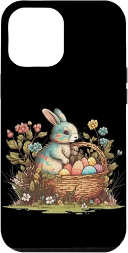 Vista 26 de Happy Easter Day Easter Bunny Happy Easter Egg Basket Case for iPhone 17