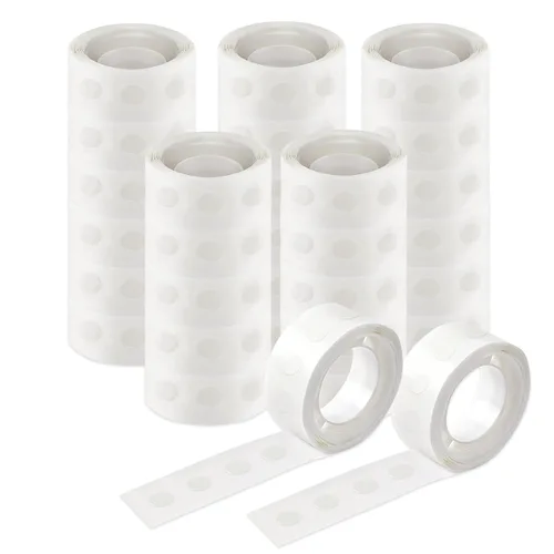 Vista 12 de UPINS Puntos de Pegamento, 300 Piezas Puntos Adhesivos de Pegamento para Globos de Doble Cara Removibles Puntos de Cinta Adhesiva para Globos