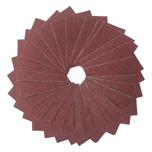 Vista 8 de 1/4 Hoja de papel de lija de 4.5 x 5.5 pulgadas, papel de lija húmedo y seco, 30 piezas de hojas de lija para lijadoras de palma, lijado manual