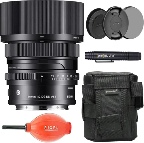 Vista 3 de Sigma 1.969 in f/2 DG DN - Lente contemporánea para montura Leica L con accesorios avanzados y paquete de viaje 314969 Lente sigma Leica L