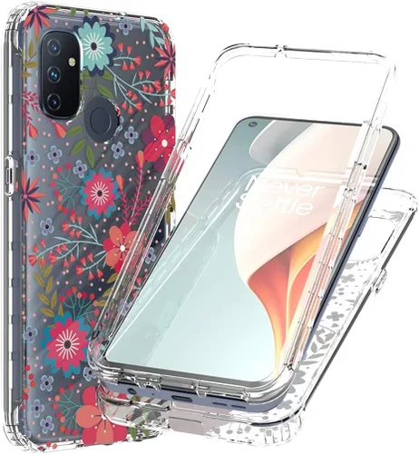 Vista 6 de Funda para Oneplus N10, Oneplus N10 5G para niñas, cuerpo completo, a prueba de golpes, transparente, suave, flexible, TPU, funda protectora