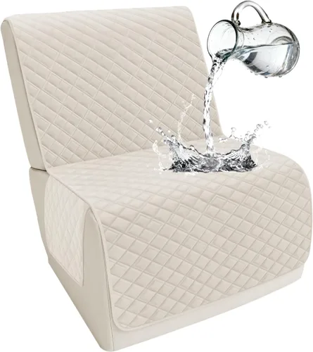 Vista 19 de Arfntevss Fundas para sofá seccional reclinable para sofá seccional en forma de L, funda antideslizante lavable para sofá reclinable con forma de L