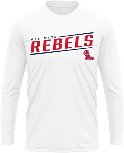 Vista 53 de Camisa deportiva de manga larga oficial de la NCAA Collegiate para hombre, colección de carbón elegante Universidad Estatal de Arizona/W/Sleek/Ls