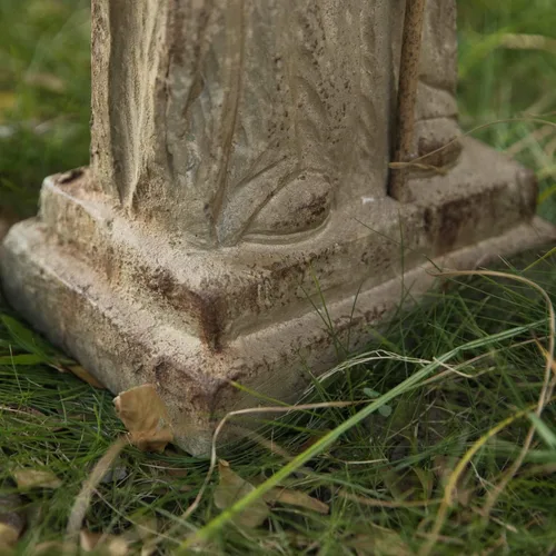 Vista 6 de Estatua de jardín de la Sagrada Familia, escultura católica grande al aire libre H31.5 pulgadas, gran Sagrado San José alto, Virgen María